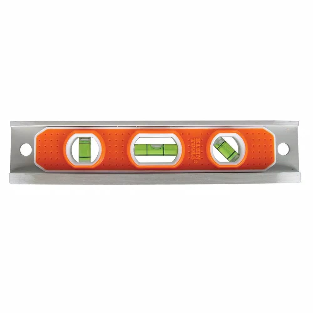 Klein Tools 9 in. Aluminum Torpedo Level with Rare Earth Magnets and V-Groove