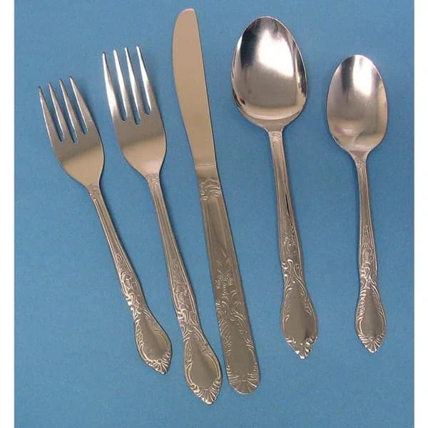 Utica Cutlery Co. Utica Cutlery Company Allen Hall 20-Piece Stainless Steel Flatware Set for 4