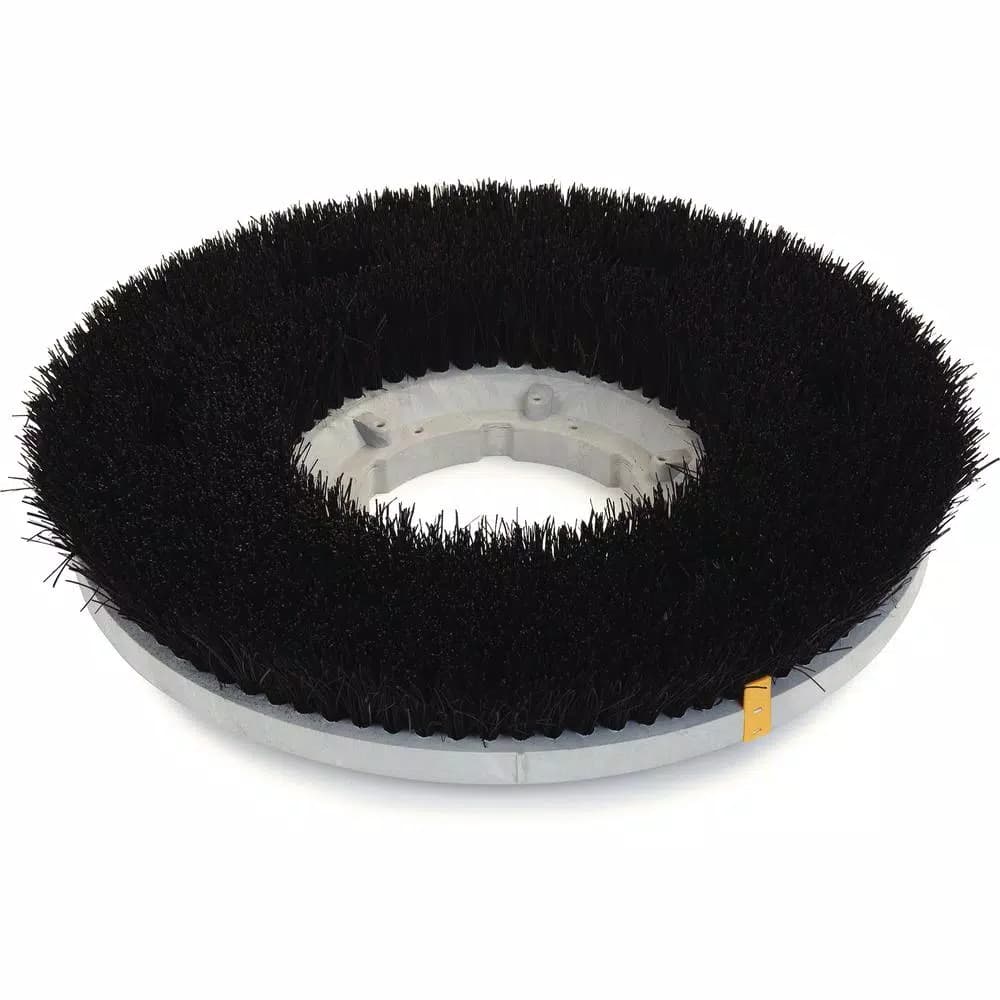 Carlisle Colortech 19 in. Brown General Scrubbing Rotary Floor Brush