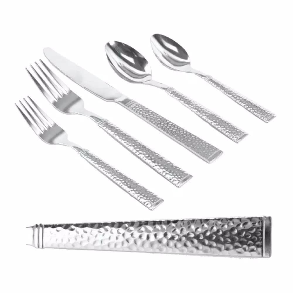 Gibson Home Prato 45-Piece 18/10 Stainless Steel Flatware Set, Service for 8