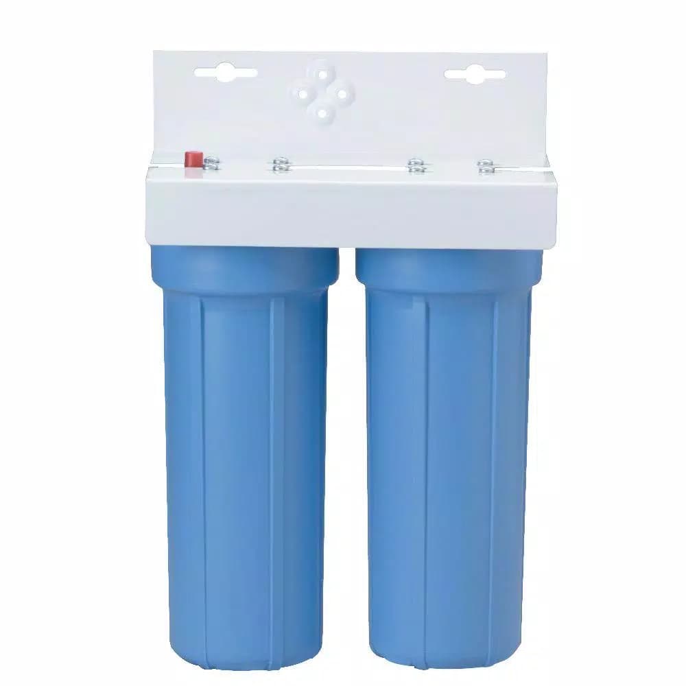 Pentek BFS-201 Two Slim Line Housing Water Filtration System, 3/8 in. NPT