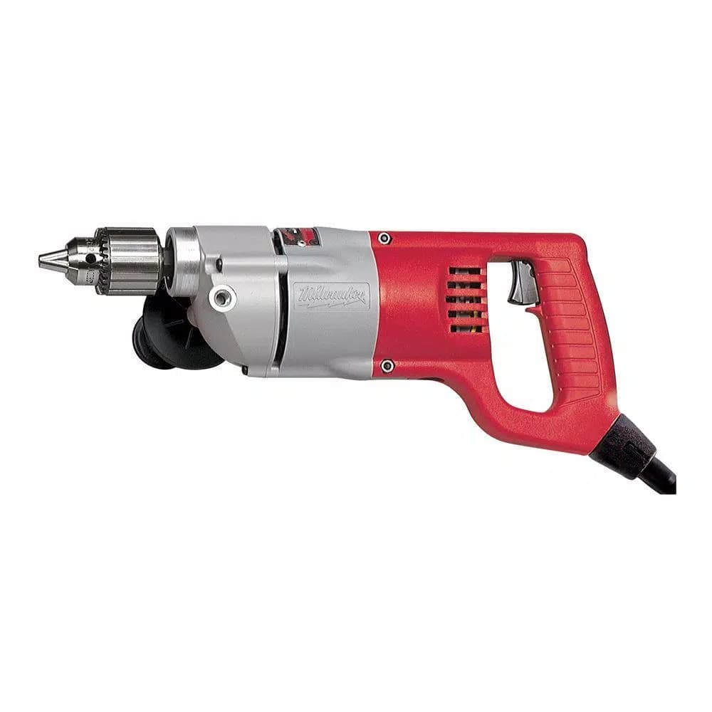 Milwaukee 1/2 in. 7 Amp Corded D-Handle Drill, 0-500 RPM