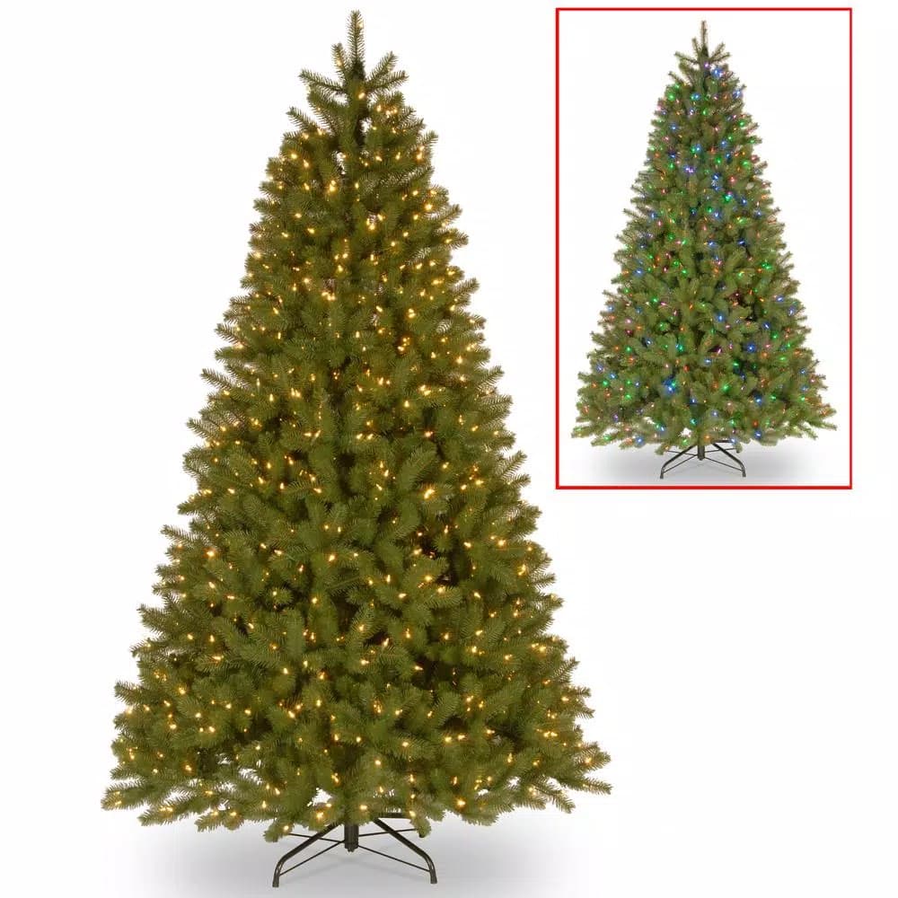 National Tree Company 9 ft. Bayberry Spruce Artificial Christmas Tree with 1000 Dual Color LED Lights & PowerConnect System