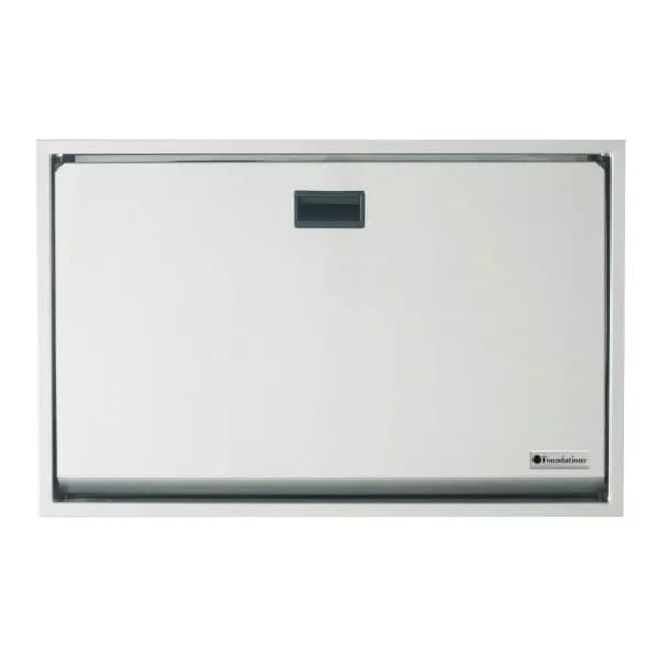 Foundations Horizontal Surface Mount 304 Stainless Steel Baby Changing Station