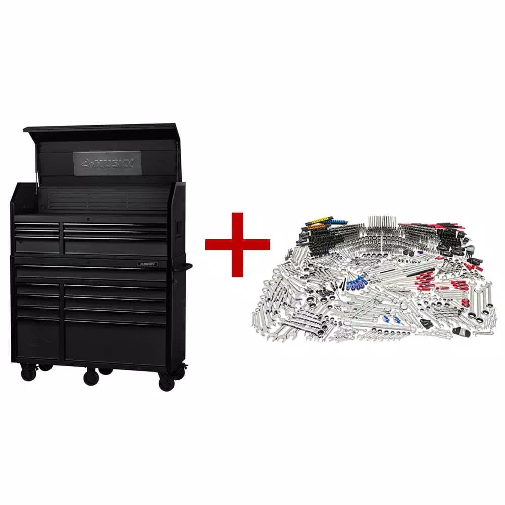 Husky 1025-Piece Master Mechanics Tool Set with 52 in. Heavy-Duty Combination Tool Chest and Rolling Cabinet