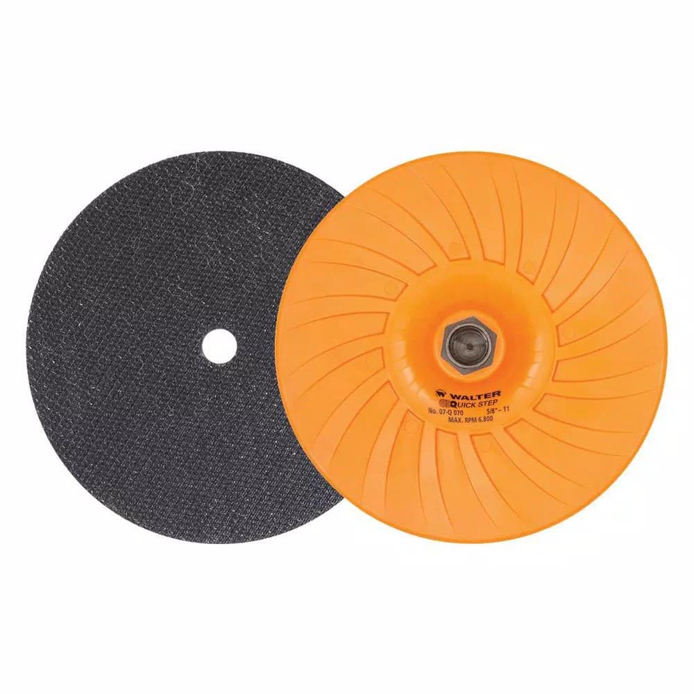 WALTER SURFACE TECHNOLOGIES Quick Step 7 in. Finishing Interface Pad for Sanding and Polishing