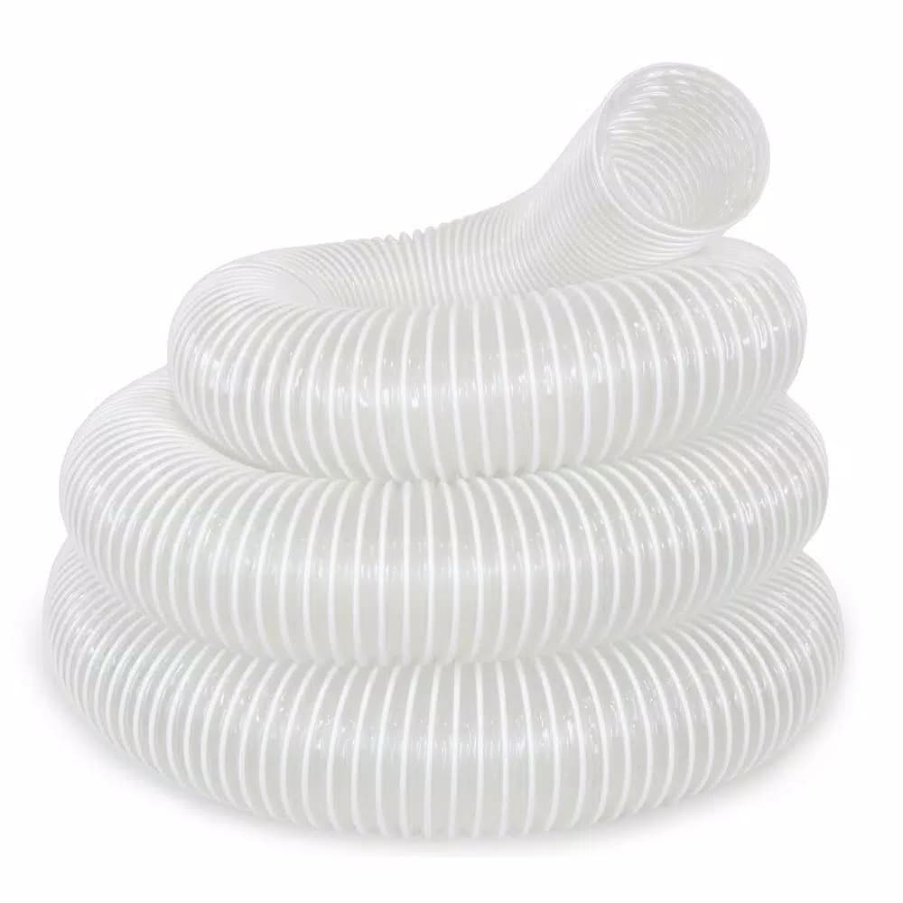 WEN 4 in. x 20 ft. Universal Dust Extractor Hose, Clear