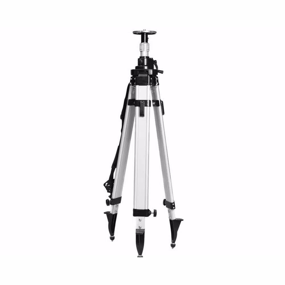 AdirPro Heavy-Duty Aluminum Elevating Construction Tripod for Lasers and GPS