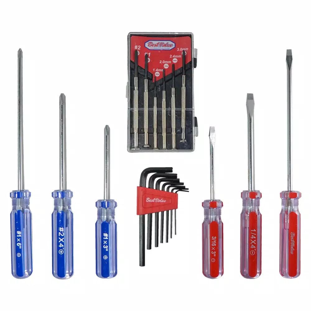 Best Value 20-Piece Screwdriver, Allen Key and Precision Screwdriver Set with Magnetic Chrome Vanadium Steel Tips