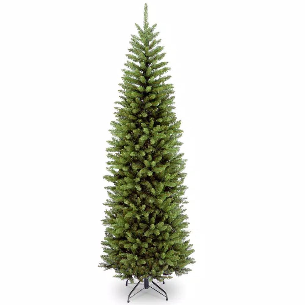 National Tree Company 7.5 ft. Kingswood Fir Slim Pencil Artificial Christmas Tree, Unlit, Green