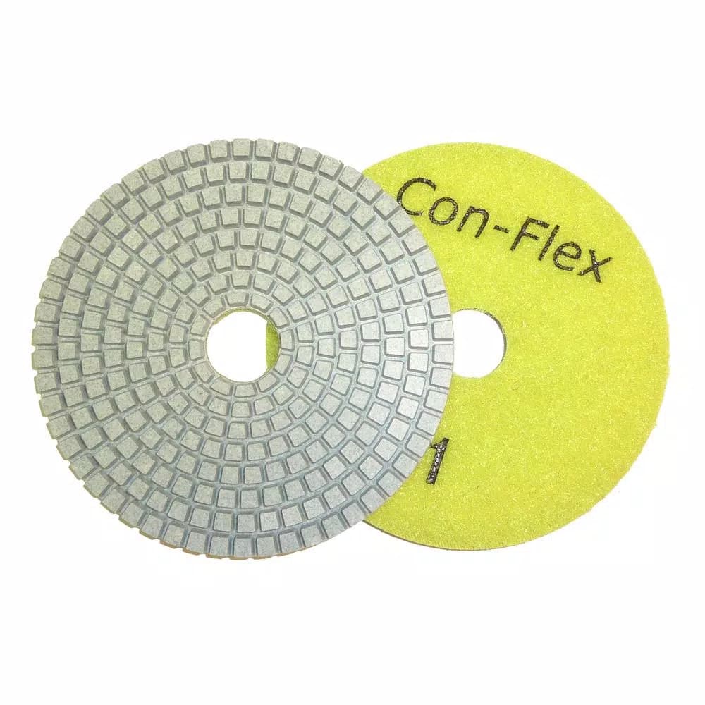 Unbranded Con-Flex 4 in. 5-Step Diamond Polishing Pad - Step 1 Stock Removal