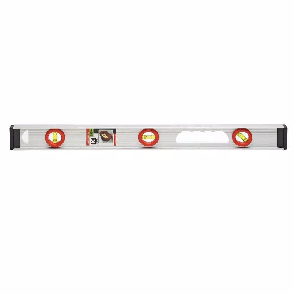 Unbranded 48 in. Aluminum I-Beam Level with V-Groove Base