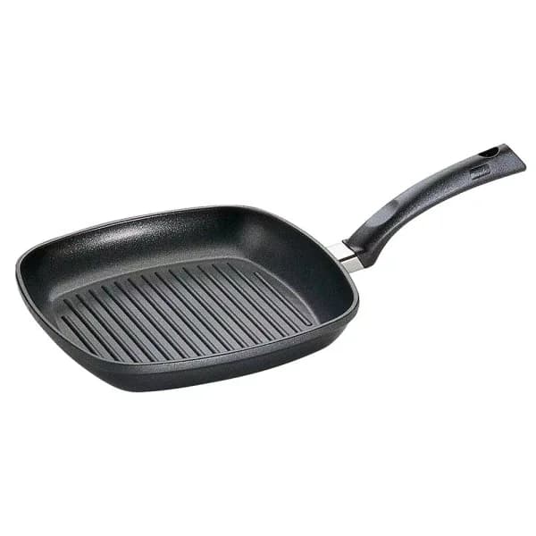 Berndes SignoCast 12 in. Cast Aluminum Nonstick Grill Pan, Black