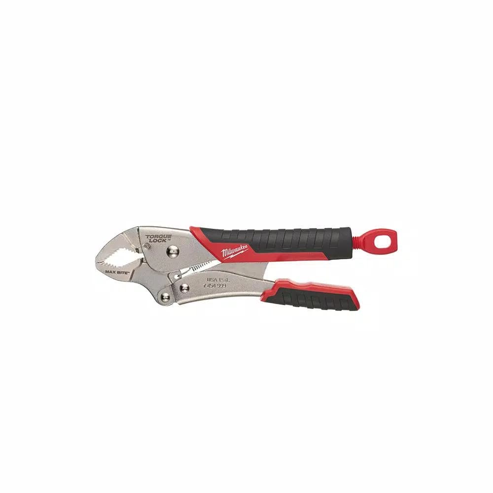 Milwaukee 10 in. Curved Jaw Locking Pliers with MAXBITE