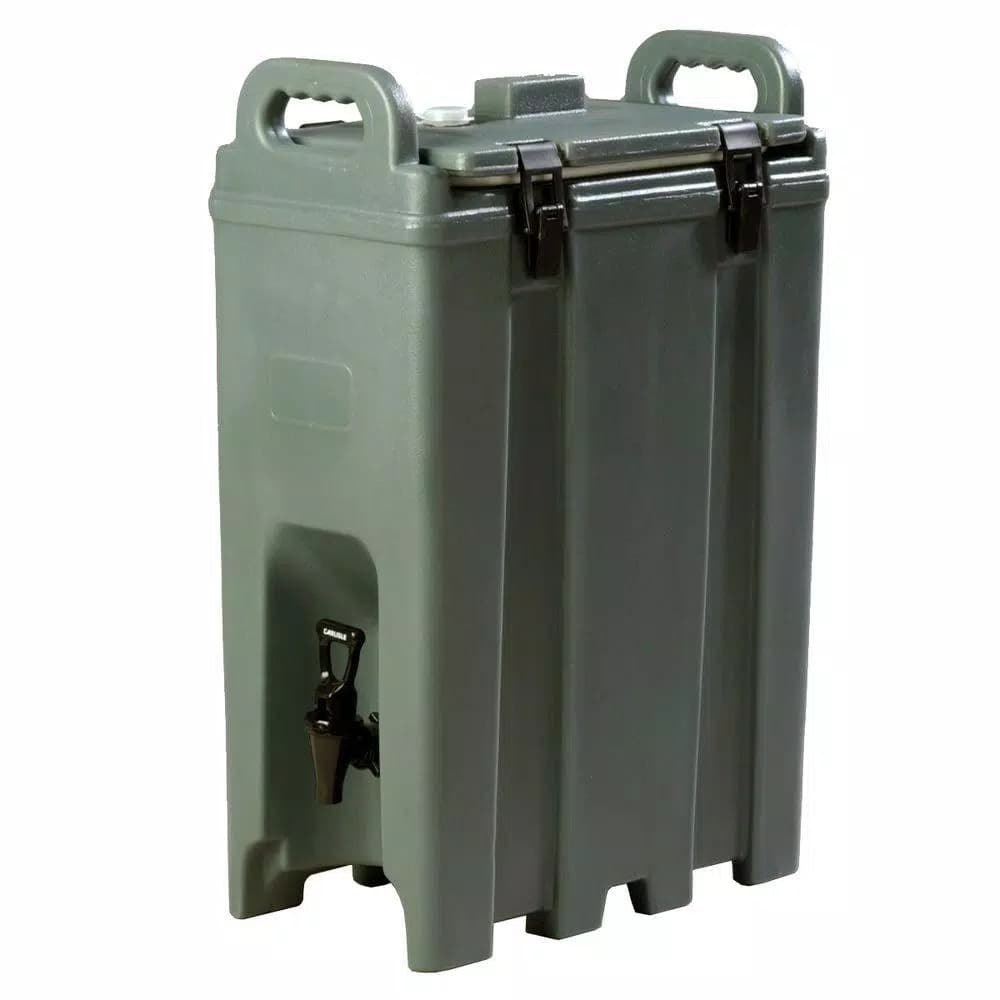 Carlisle Cateraide 5 Gallon Insulated Beverage Server with Nylon Latches - Slate Blue