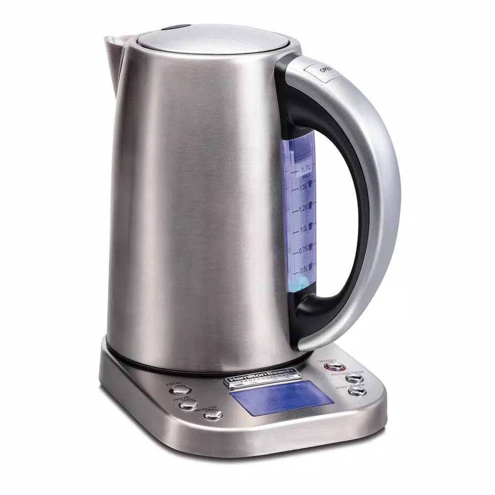 Hamilton Beach Professional 1.7L Stainless Steel Digital Electric Tea Kettle