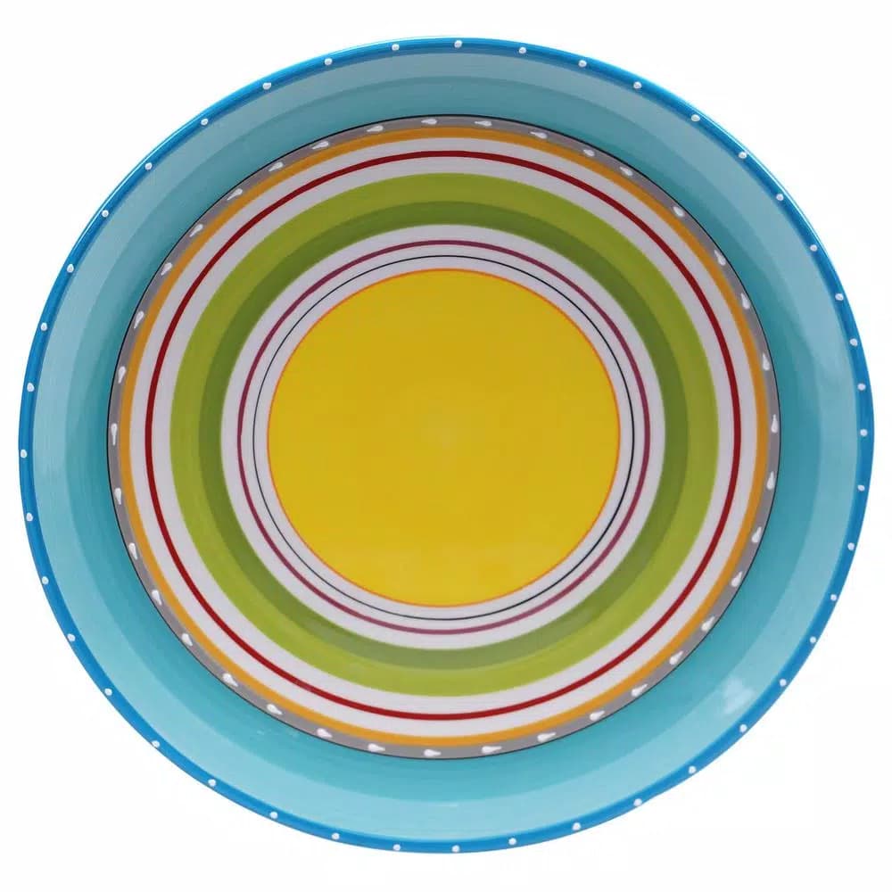 Certified International Mariachi Collection Hand-Painted Earthenware Serving Platter, Multi-Colored