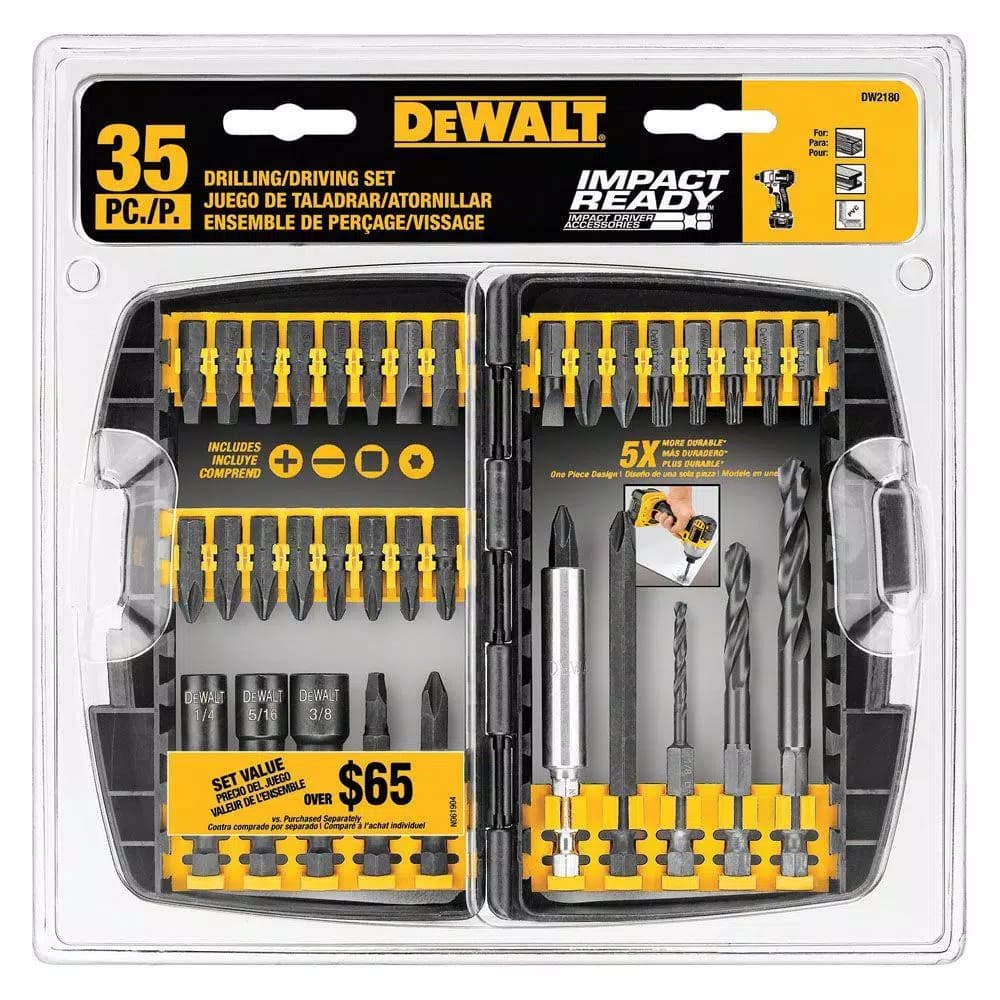 DEWALT IMPACT READY 35-Piece Drilling and Fastening Set