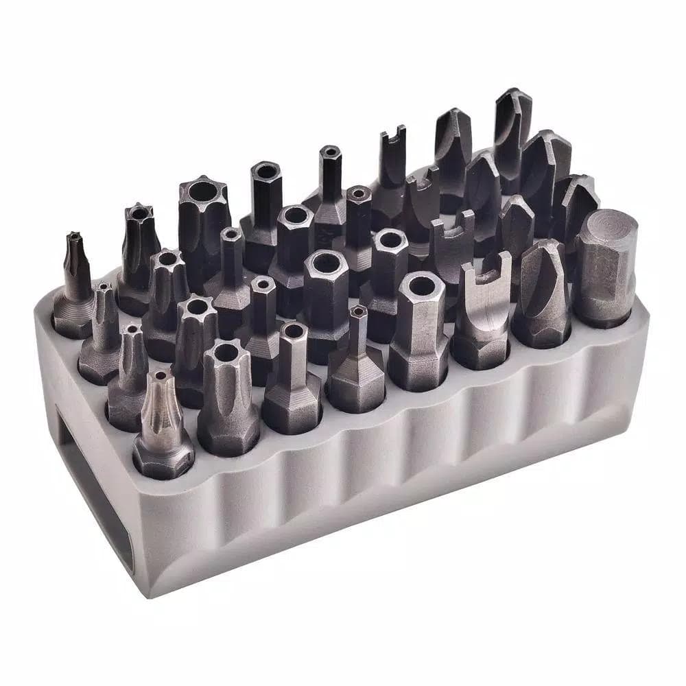 Klein Tools 32-Piece Tamperproof Bit Set with PVC Storage Block