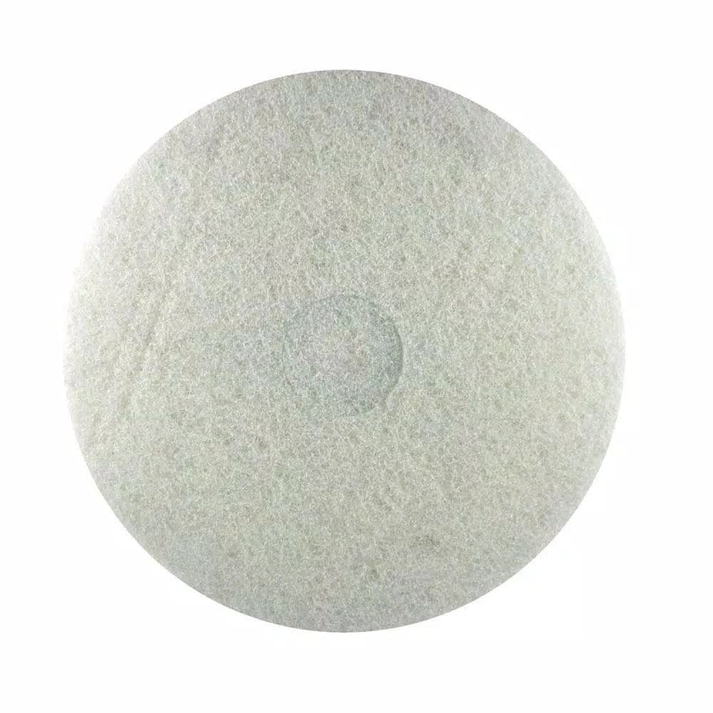 Diablo 17 in. Non-Woven White Buffer Pads, Medium Grit (5-Pack)