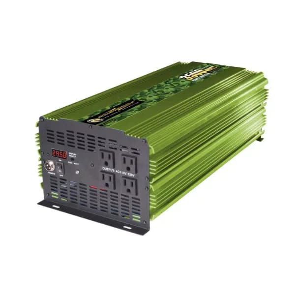 Power Bright 3500-Watt 24V DC to 120V AC Power Inverter with 7000W Peak Power and Wireless Remote