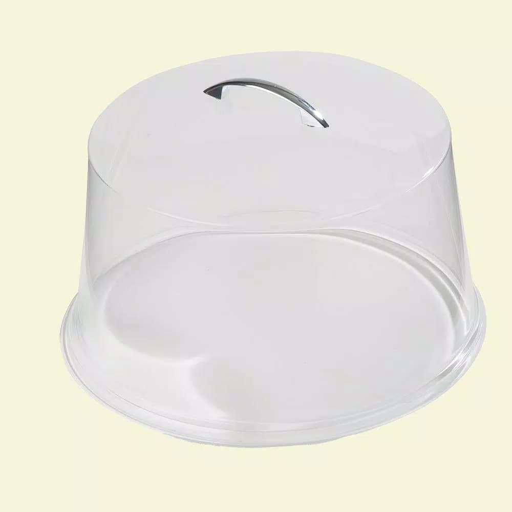 Carlisle 12 in. Clear Plastic Cake Covers, Dome Style, Case of 6
