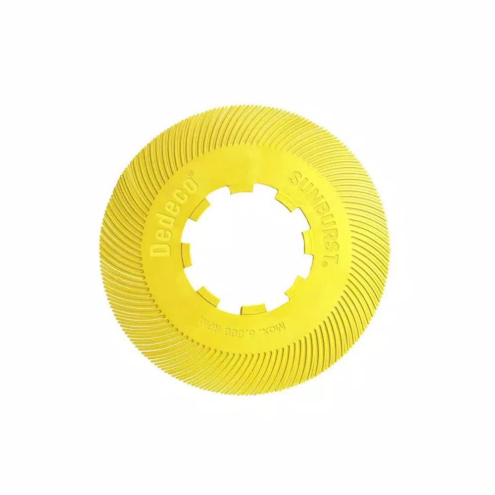 Dedeco Sunburst 7-5/8 in. 80-Grit TC Radial Discs Coarse Arbor Cleaning and Polishing Tool (70-Pack)