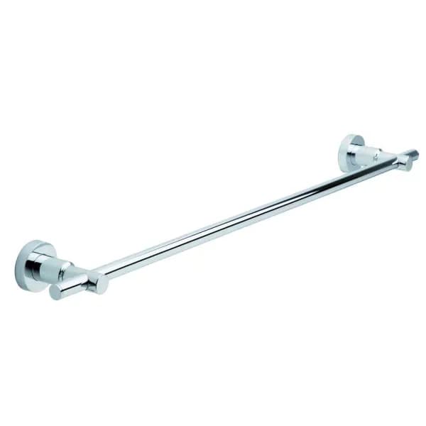 No Drilling Required Loxx 24 in. Chrome Towel Bar - No-Drill Mounting System