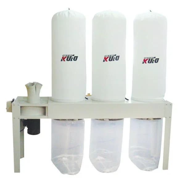 Kufo Seco UFO-103H1 5 HP Vertical Bag Dust Collector, 3990 CFM, 1-Phase 220V