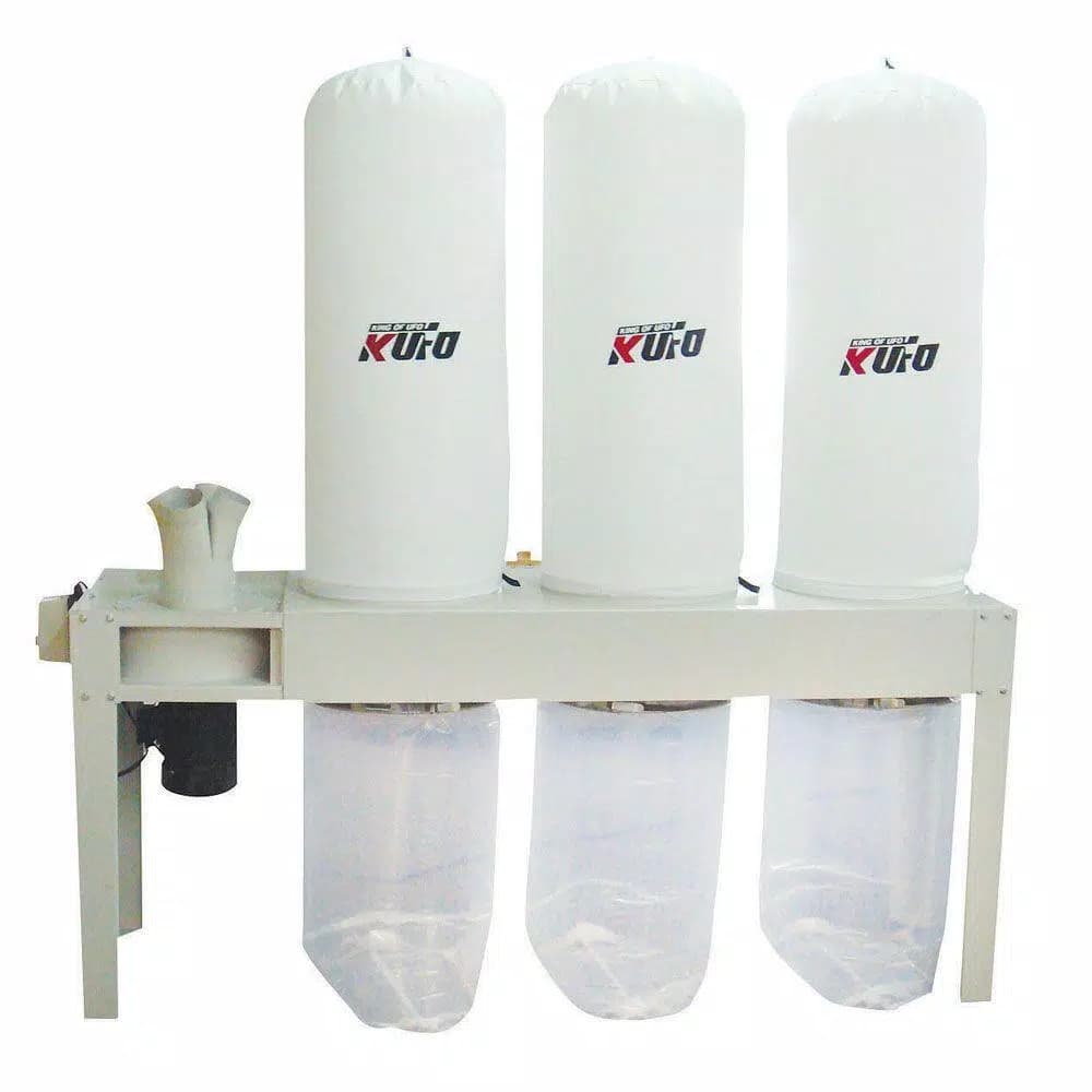 Kufo Seco UFO-103H1 5 HP Vertical Bag Dust Collector, 3990 CFM, 1-Phase 220V