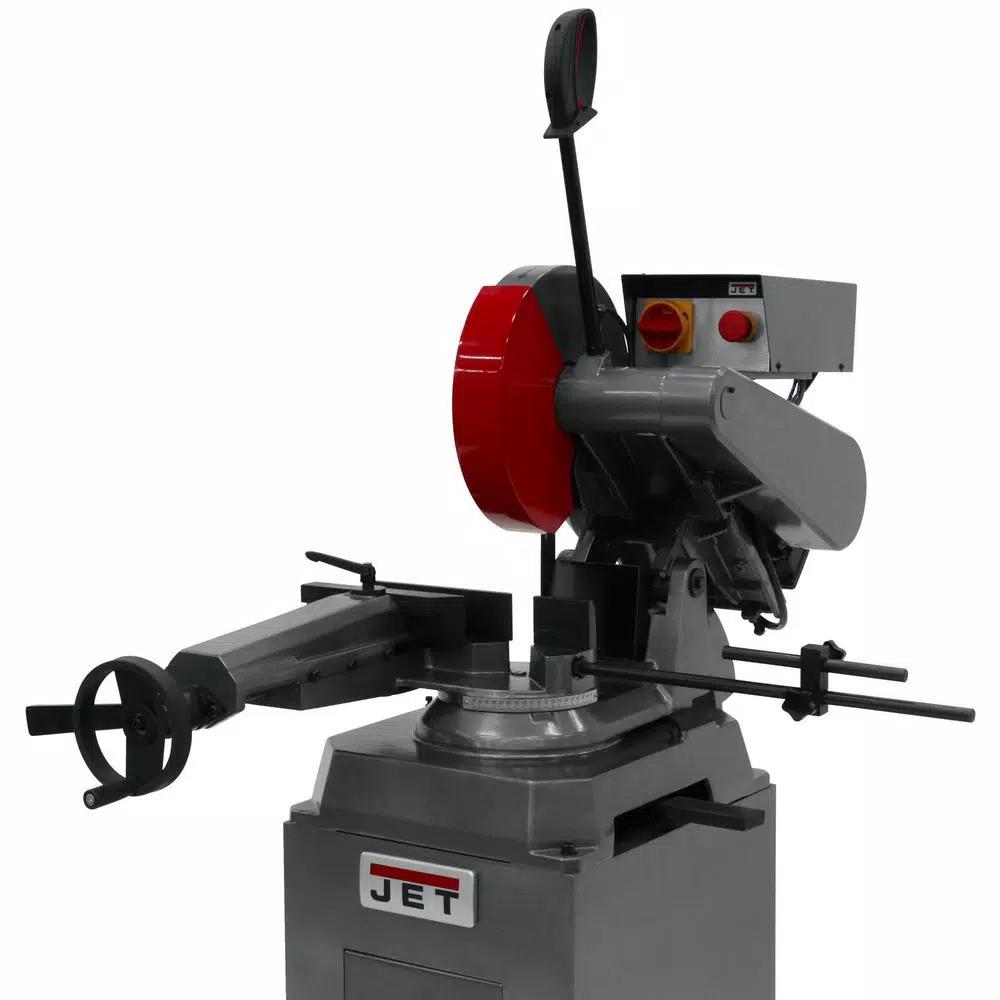 JET 12-Inch Abrasive Chop Saw, 230V/460V 3-Phase, 5 HP Metal Cut-Off Machine