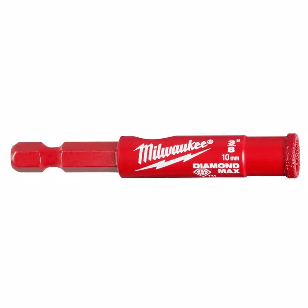 Milwaukee 3/8 in. Diamond MAX Hole Saw with 1/4 in. Hex Shank