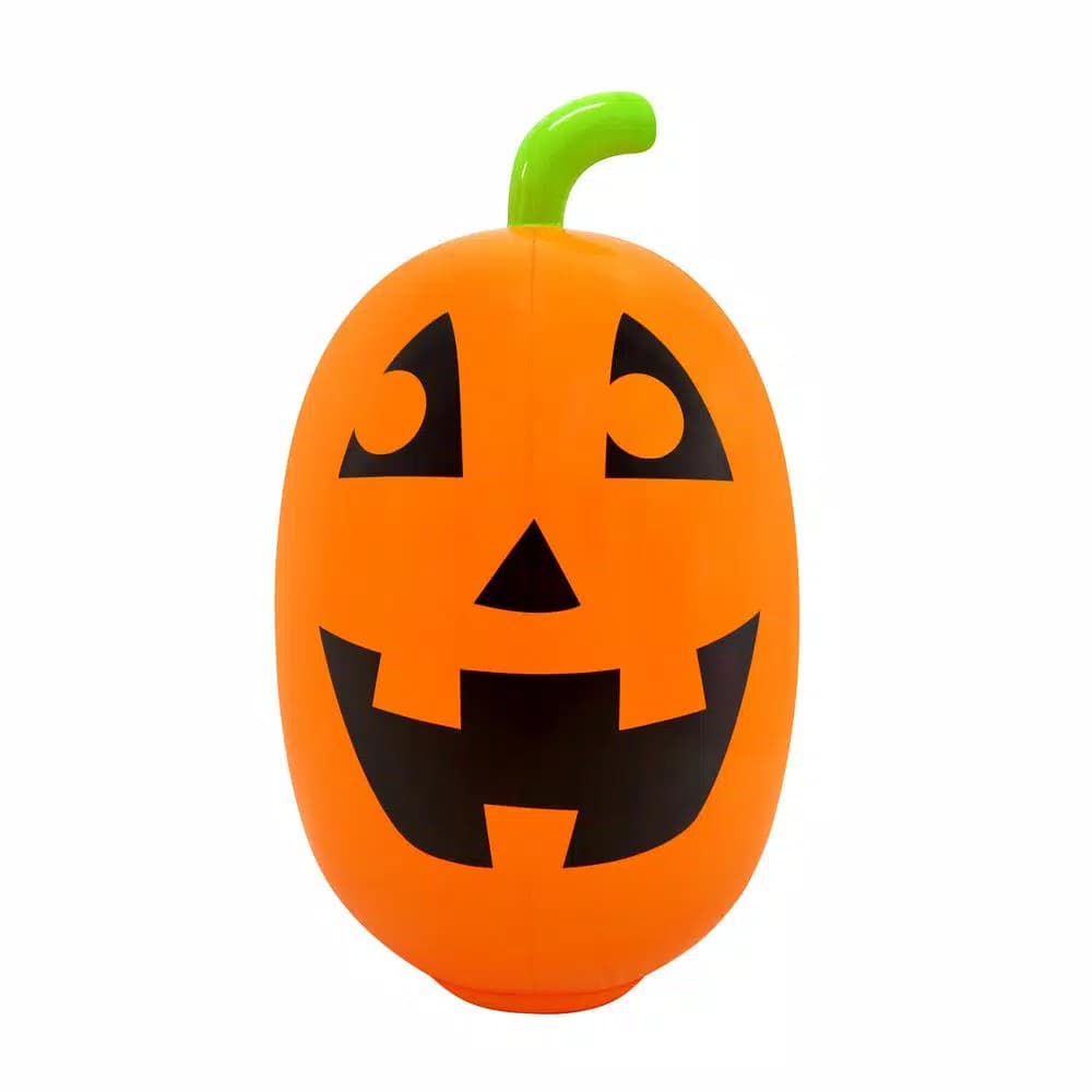 Unbranded 3.5-ft. PVC Inflatable Pumpkin Halloween Outdoor Decor