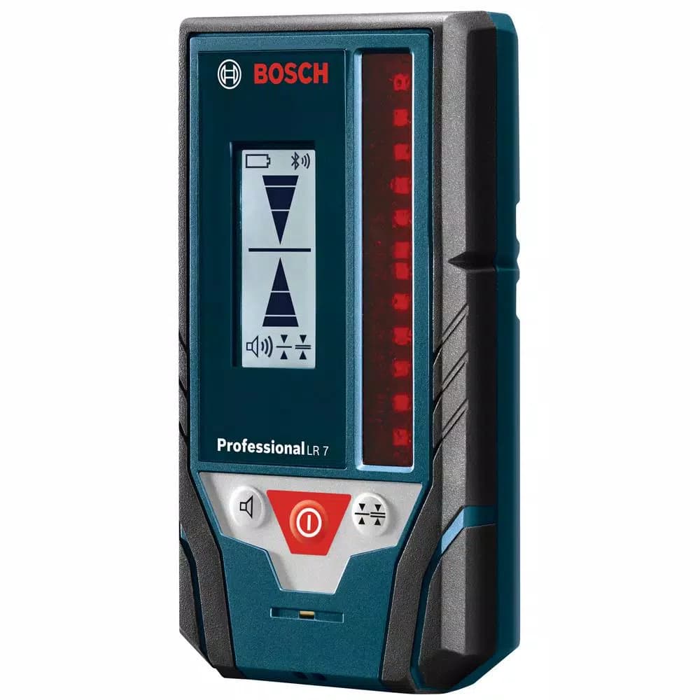 Bosch LR 7 Line Laser Receiver with Oversized Backlit LCD and 165 ft. Range