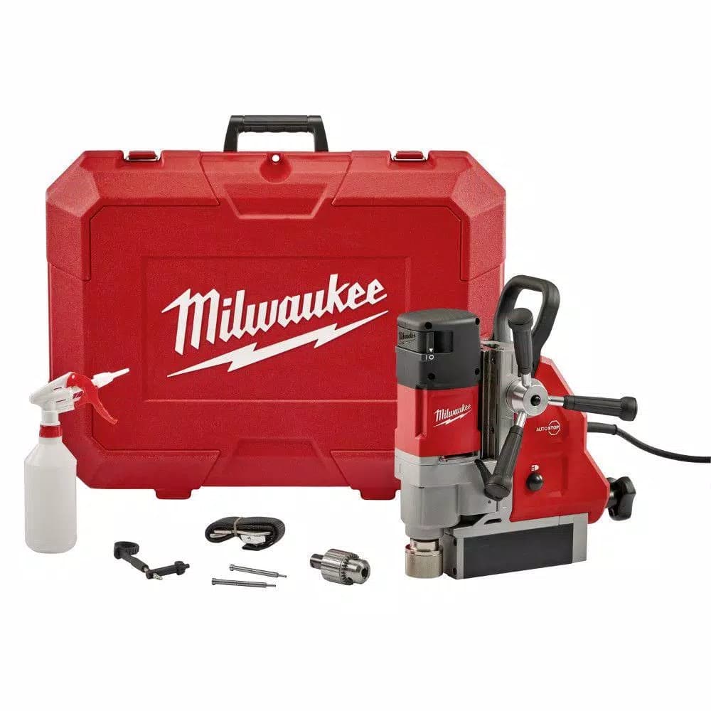 Milwaukee 13 Amp 1-5/8 in. Magnetic Drill Kit with 2-Speed Gearbox