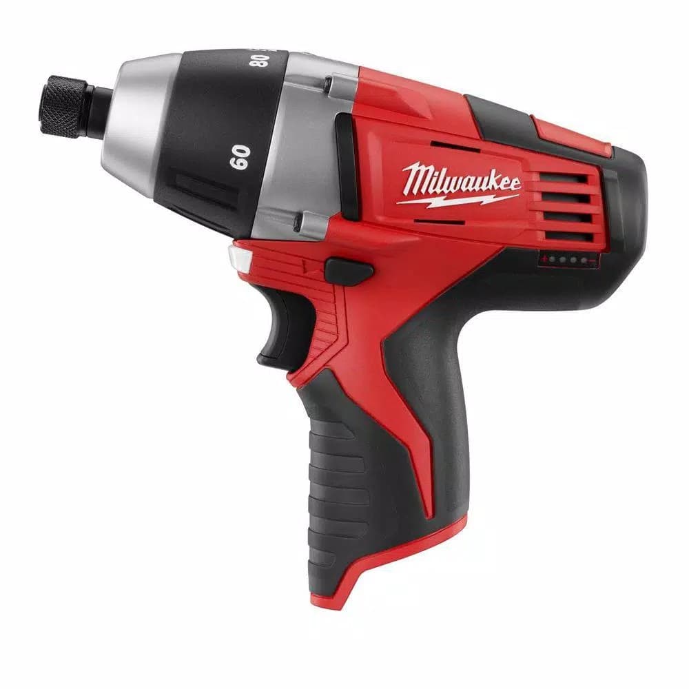 Milwaukee 2455-20 M12 12V Lithium-Ion Cordless 1/4 in. No-Hub Coupling Driver (Tool-Only)