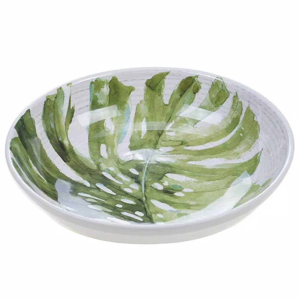 Certified International Palm Leaves 136 oz. Ceramic Serving Bowl