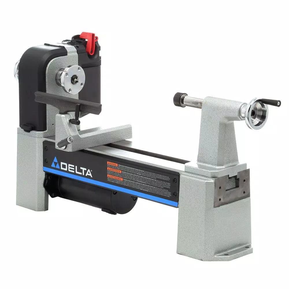 Delta 12-1/2 in. Midi-Lathe Variable Speed Wood Lathe, 1 HP