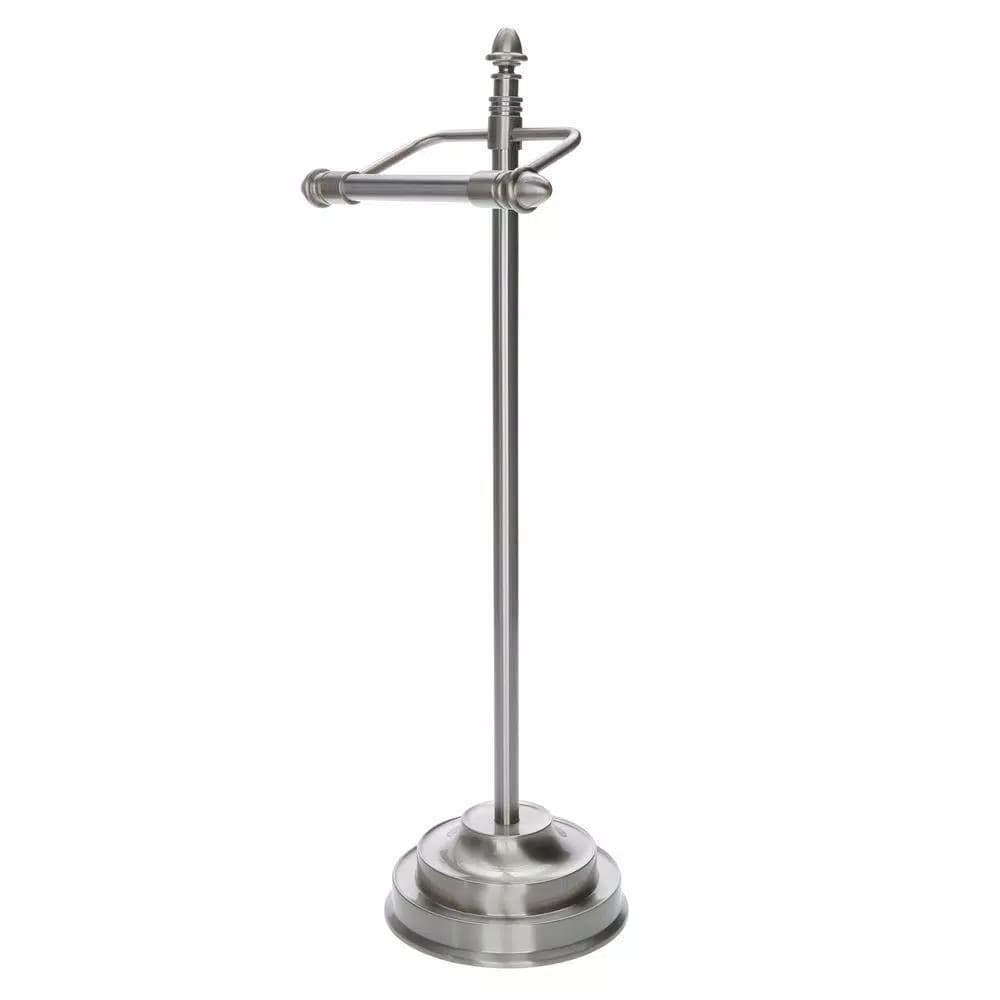 Moen Stockton Freestanding Pivoting Toilet Paper Holder, Brushed Nickel