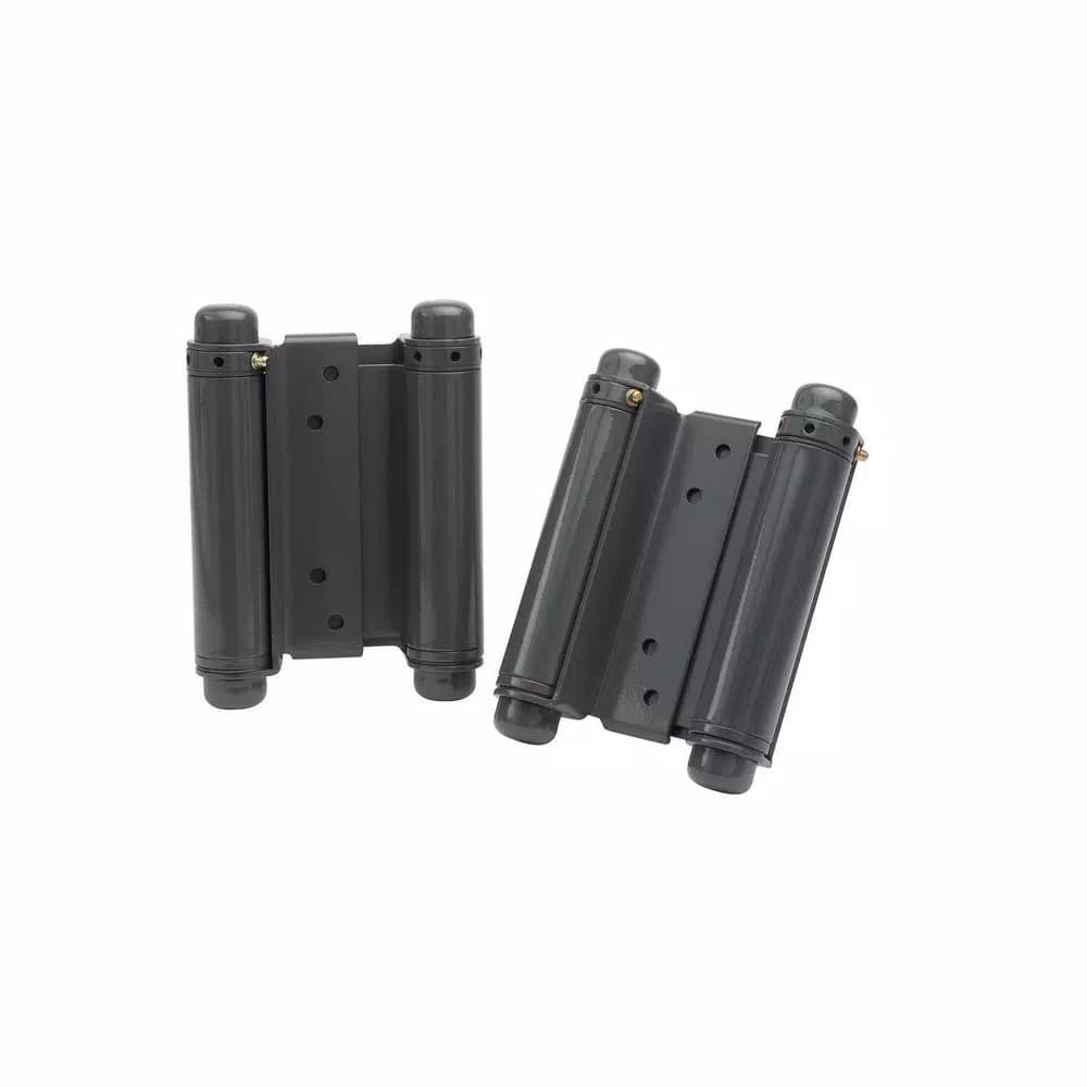 Taco Trans-Atlantic Co. 6 in. Double Acting Spring Hinge, Steel Base, Prime Coat (Set of 2)