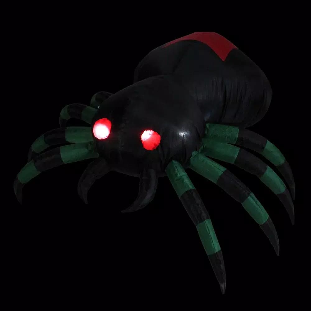 Northlight 3.5 ft. Inflatable Lighted Spider Halloween Outdoor Decoration with LED Lights