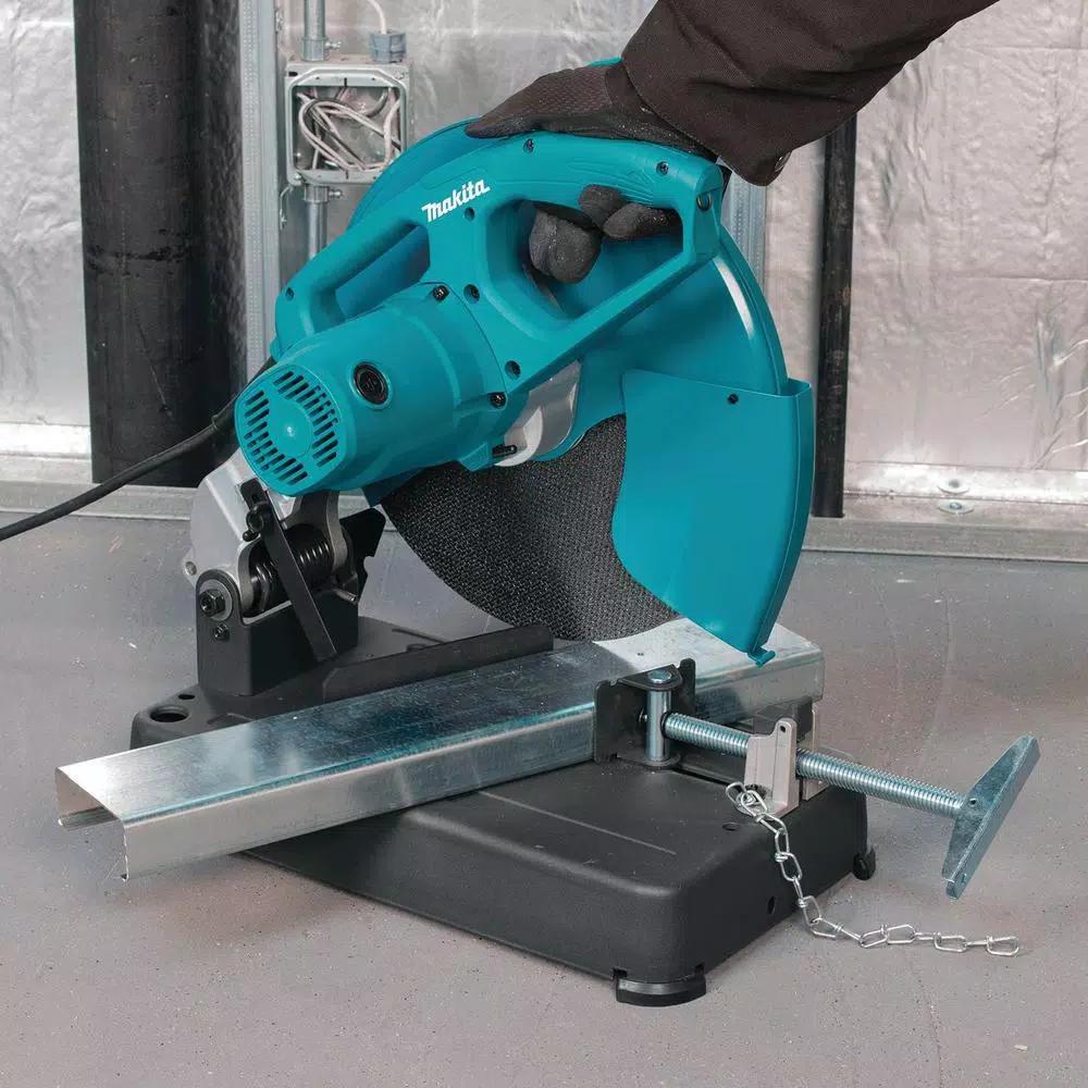 Makita 14 in. Cut-Off Saw, 15 Amp, 3800 rpm, LW1401 Metal Cutting Chop Saw