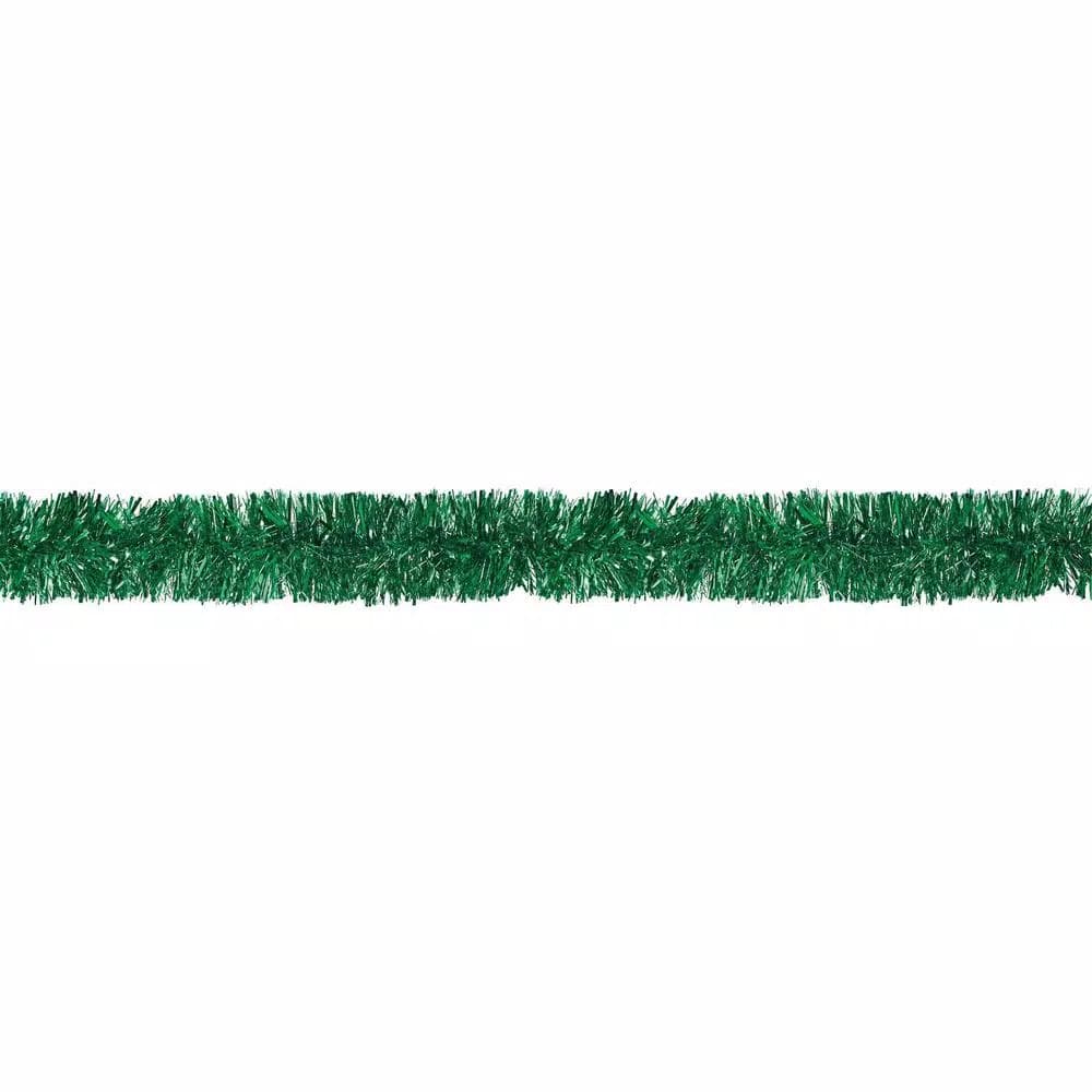 Amscan 9 ft. Green Tinsel Boa Garland, 2-Pack