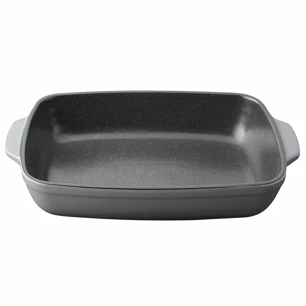 BergHOFF GEM Stoneware Non-Stick Large Rectangular Baking Dish, 3.5 Qt, Gray