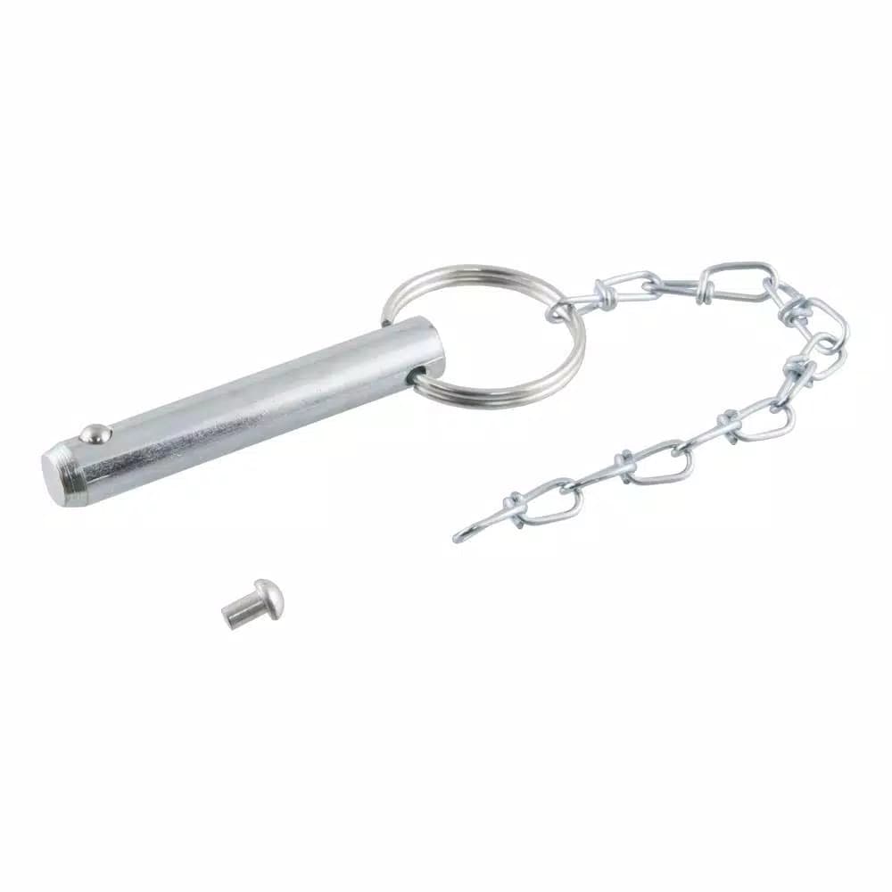 CURT Replacement 9/16" Swivel Jack Retainer Pin with 3-1/2" Chain