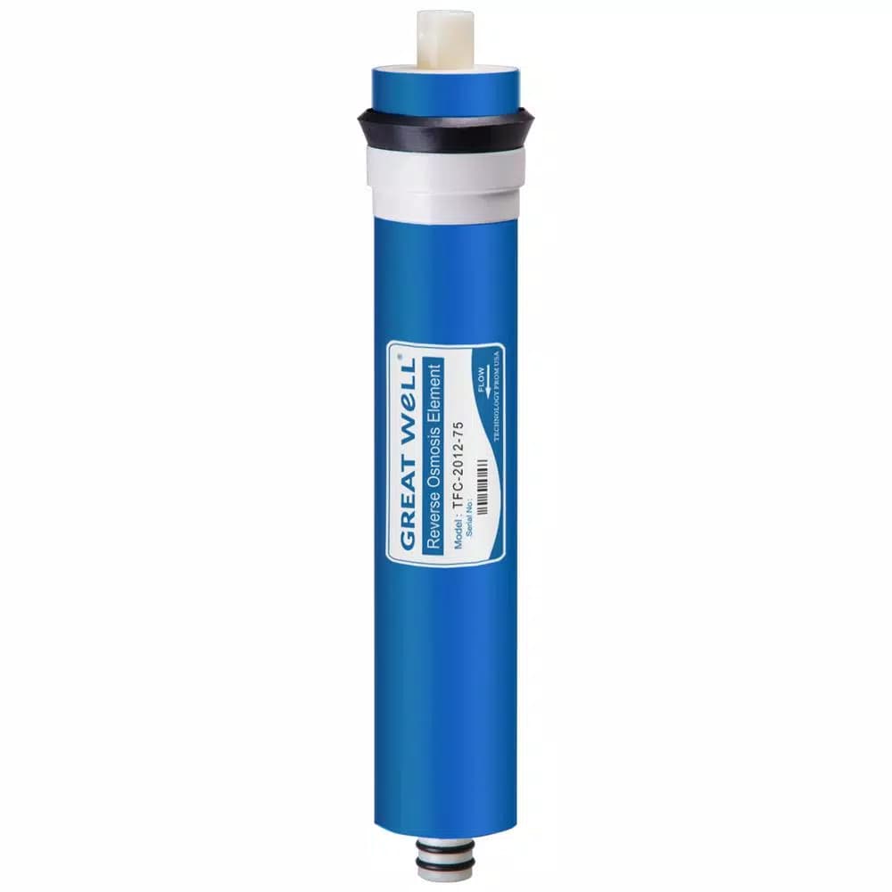 ISPRING Reverse Osmosis Membrane Replacement Cartridge - 75 GPD, 0.0001 Micron, Industry Standard Size