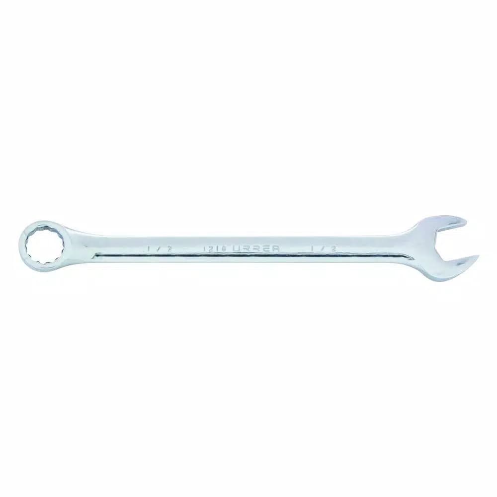 URREA 1-1/8 in. 12-Point Combination Chrome Wrench
