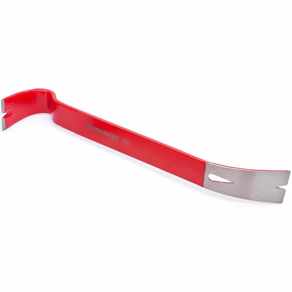 Crescent 15 in. Flat Pry Bar, Code Red Demolition Tool