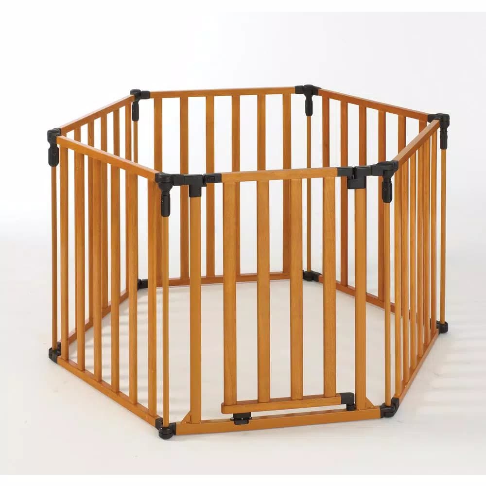 Unbranded North States 3-in-1 Wood Super Yard Playpen and Gate