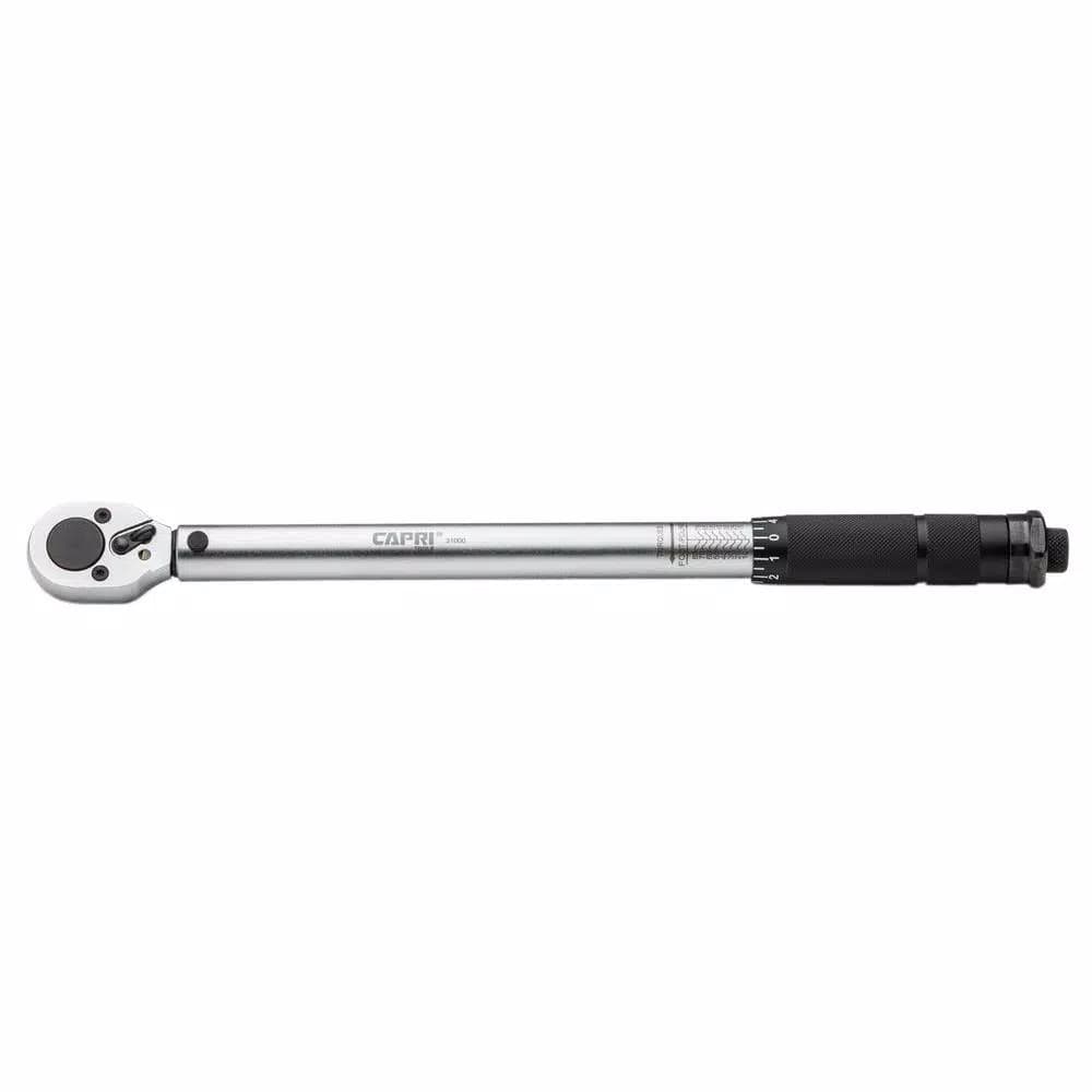 Capri Tools 3/8 in. Drive Torque Wrench, 15-80 ft. lbs.